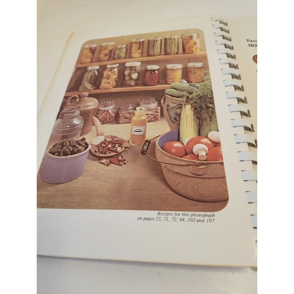 Vintage 1970s Canning Preserving Freezing Cookbook Home Ec Teachers Spiral Book